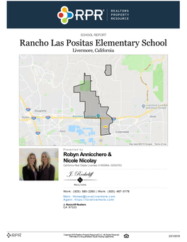 Rancho Las Positas Elementary School Livermore, California