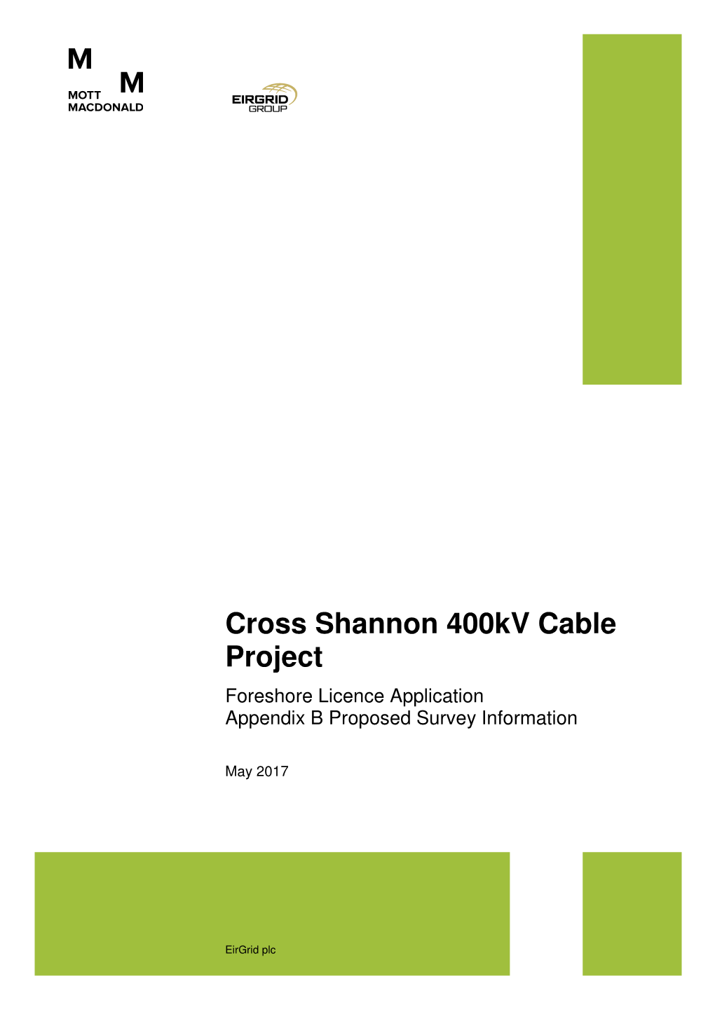 Cross Shannon 400Kv Cable Project