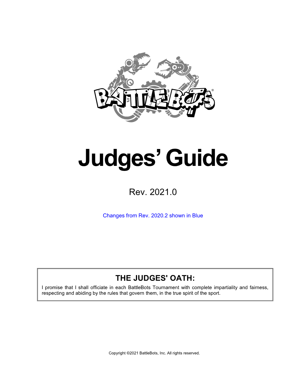 Judges' Guide