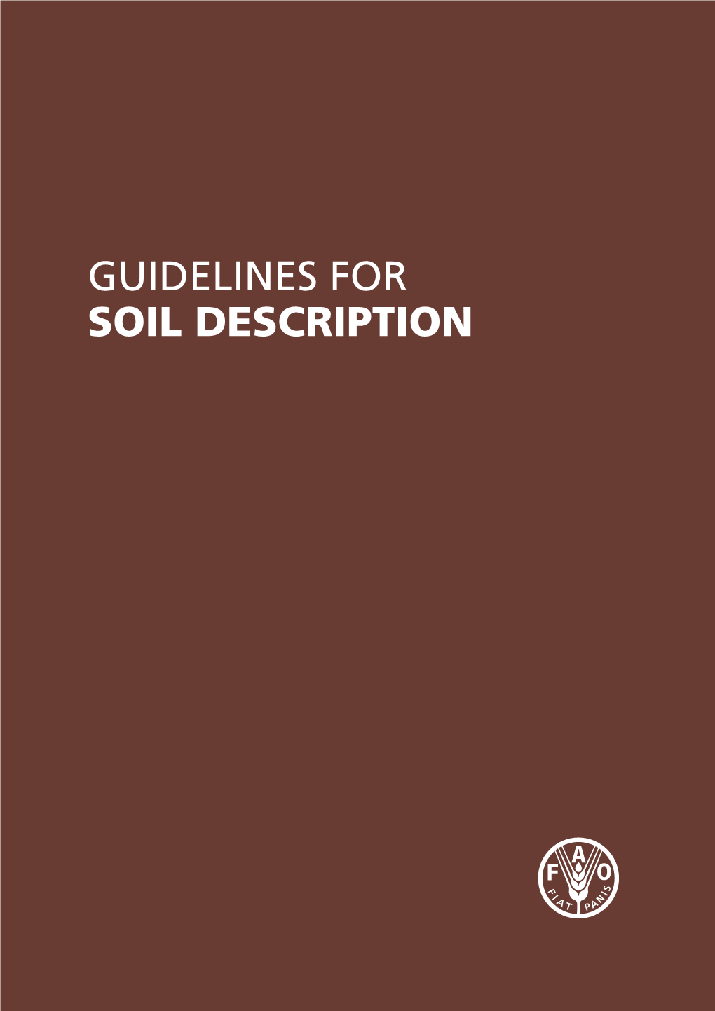 Guidelines for Soil Description