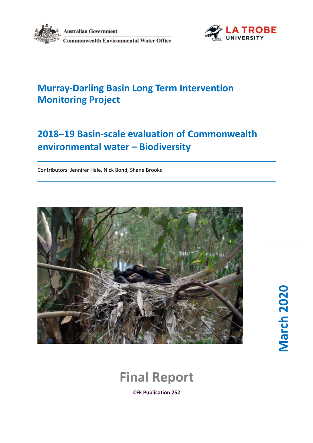 2018–19 Basin-Scale Evaluation of Commonwealth Environmental Water – Biodiversity