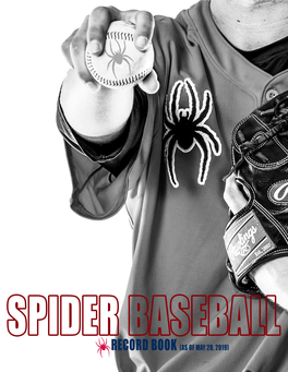 Spider Baseball Record Book