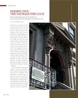 Perspective: the Salmagundi Club