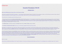 Council of Constance 1414-18