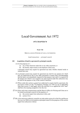 Local Government Act 1972, Section 120