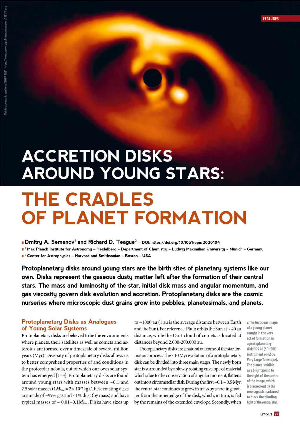 Accretion Disks Around Young Stars: the Cradles of Planet Formation