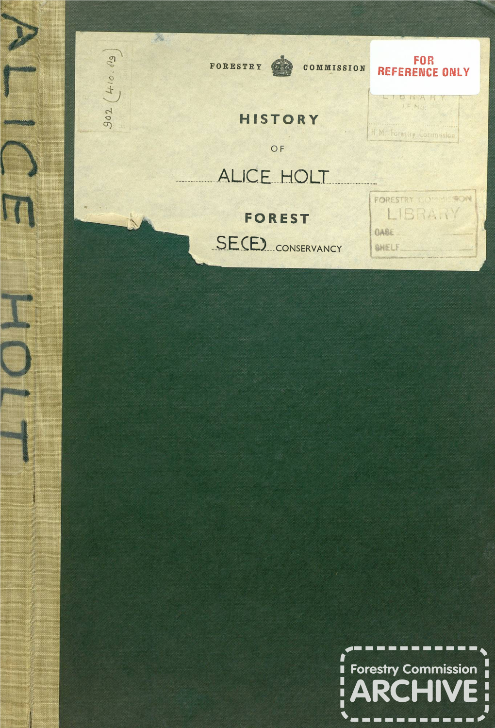 History of Alice Holt Forest 1924-1951