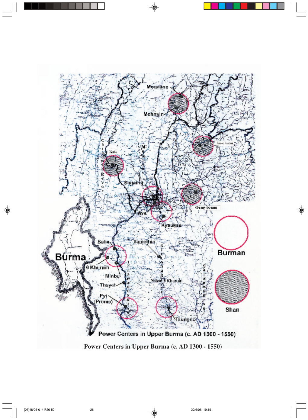 Power Centers in Upper Burma (C