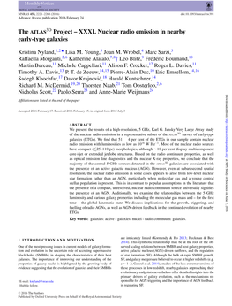 XXXI. Nuclear Radio Emission in Nearby Early-Type Galaxies