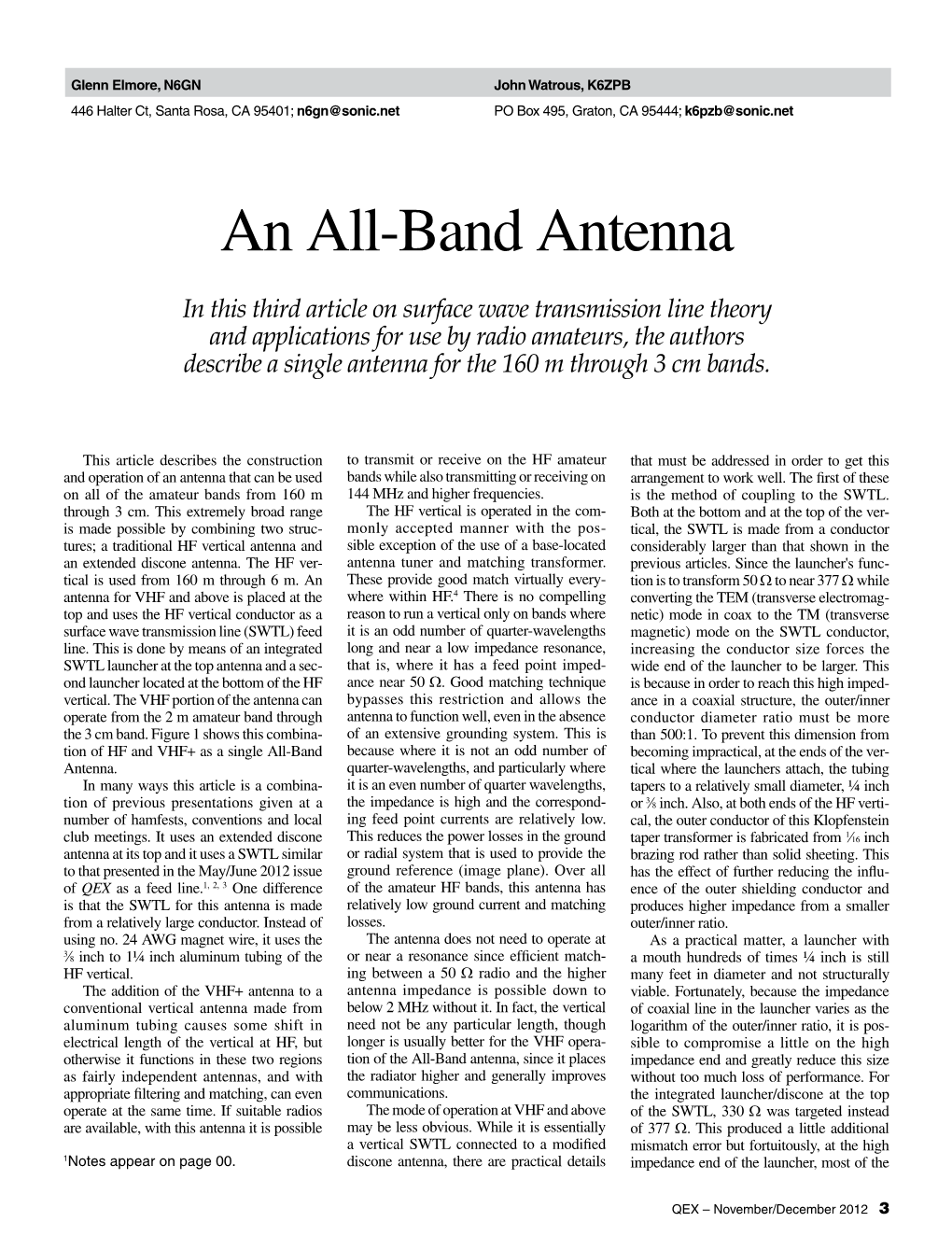 An All-Band Antenna