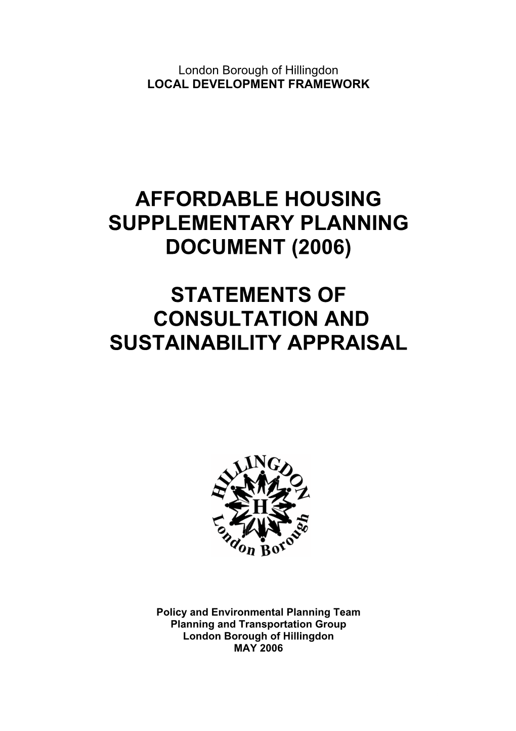 Affordable Housing Supplementary Planning Document (2006)