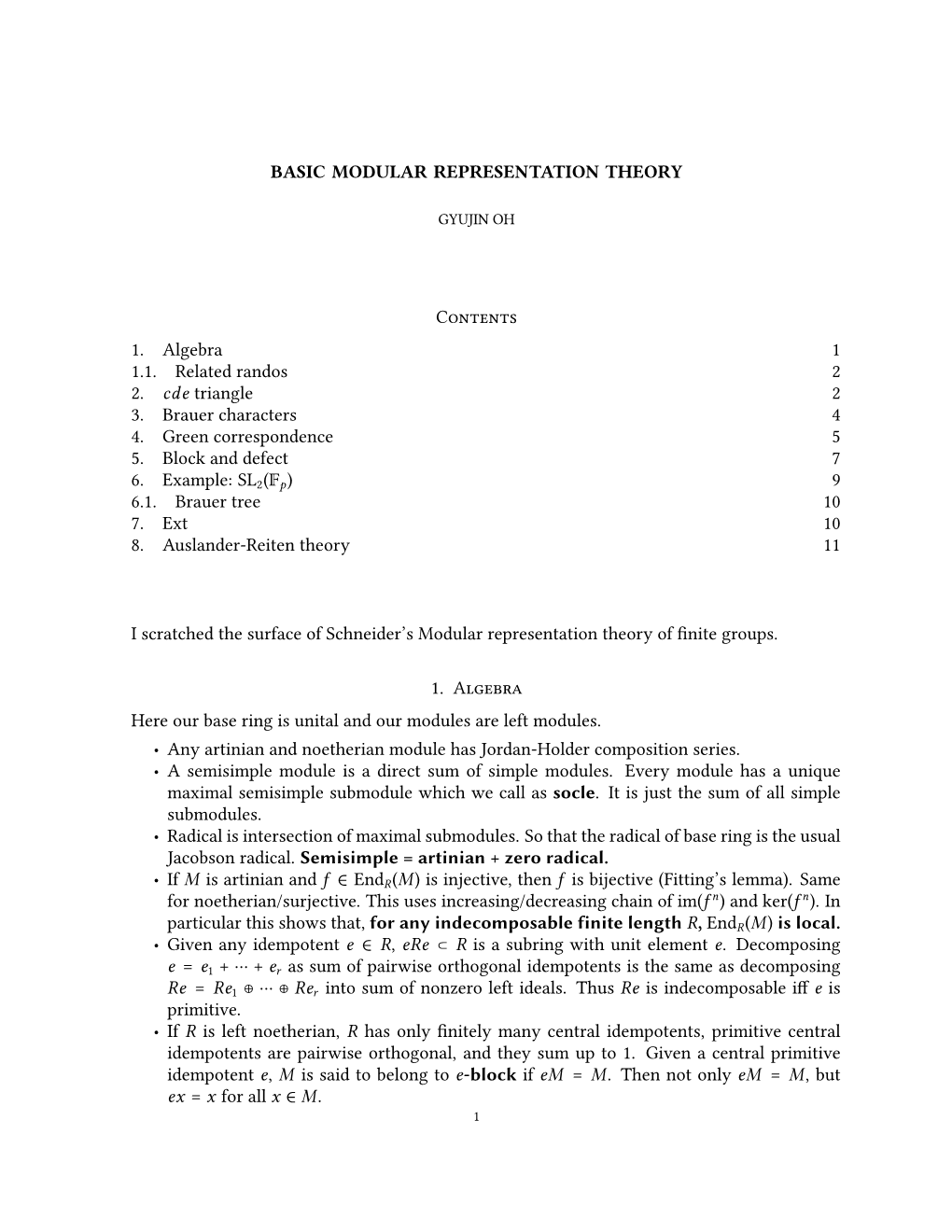 Basic Modular Representation Theory - DocsLib