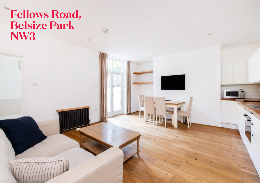 Fellows Road, Belsize Park NW3 a Well Presented 2 Bedroom 2 Bathroom Garden Flat Conveniently Located Between Belsize Park and Swiss Cottage