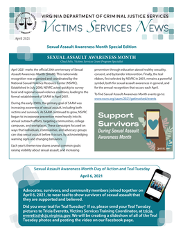Victims Services News April 2021, Page 2