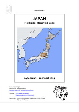 Hokkaido, Honshu & Sado 14 Februari – 10 Maart 2019