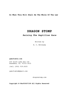 Dragonstomp Script