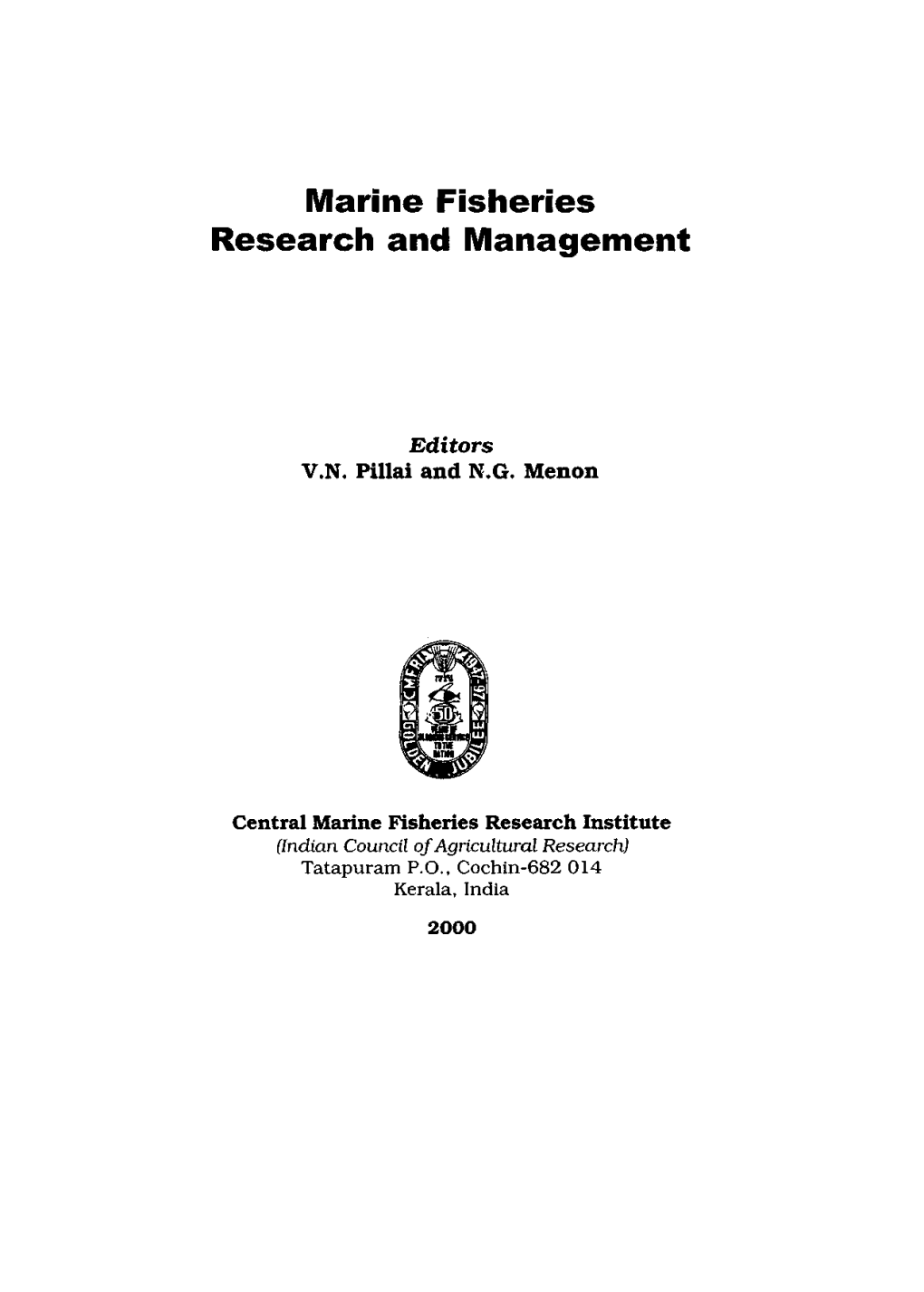 Marine Research and Management