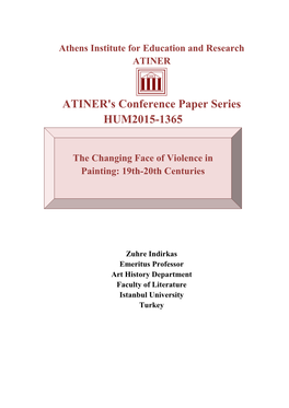 ATINER's Conference Paper Series HUM2015-1365