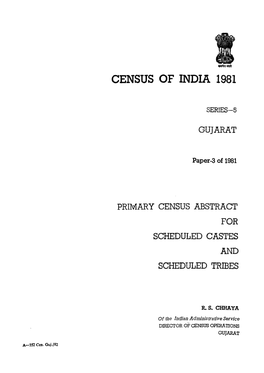 Primary Census Abstract for Scheduled Castes and Scheduled Tribes, Series-5