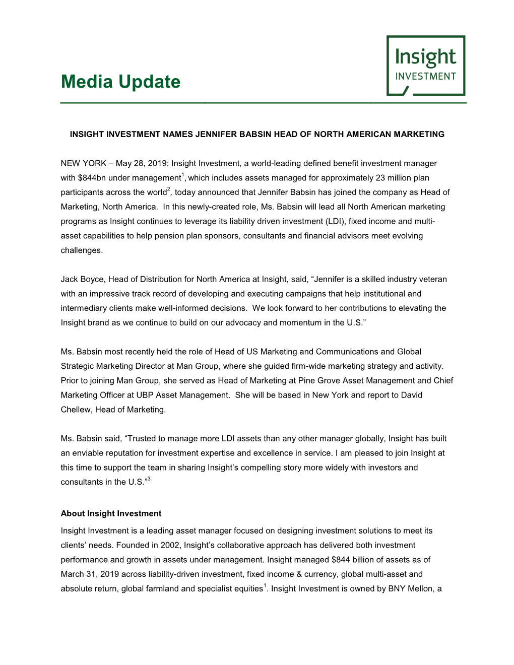 Media Update