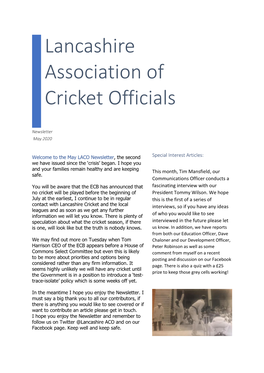 Lancashire Association of Cricket Officials