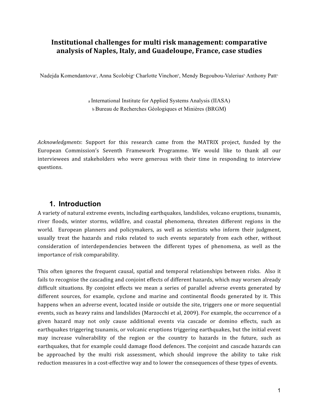 Institutional Challenges for Multi Risk Management-1(2)