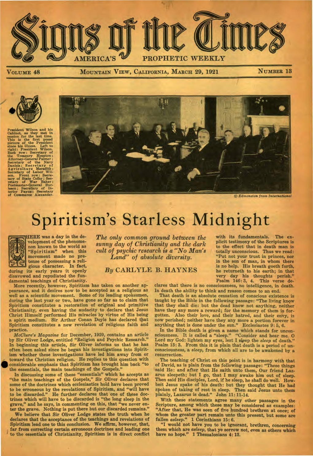 Spiritism's Starless Midnight