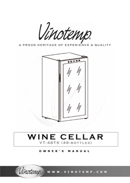 WINE CELLAR VT-48TS (48-Bottles)