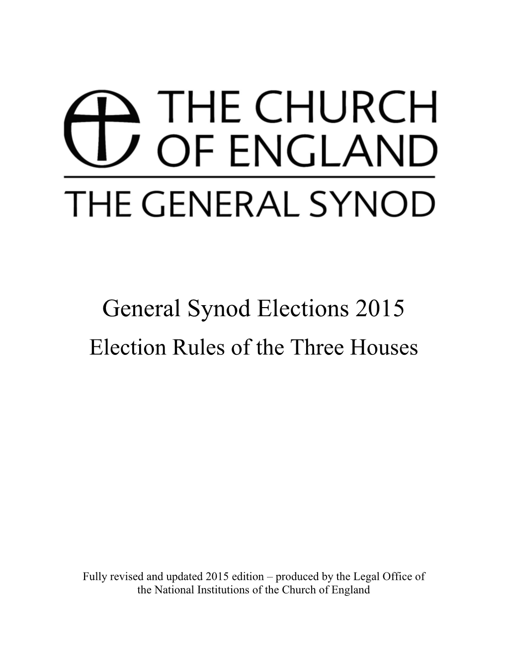 General Synod Elections 2015