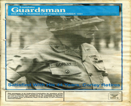 Guardsman THIRD CLASS POSTAGE Are Not Necessarily the Official Views Of, Endorsed By, the U.S