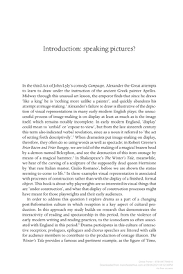Introduction: Speaking Pictures?