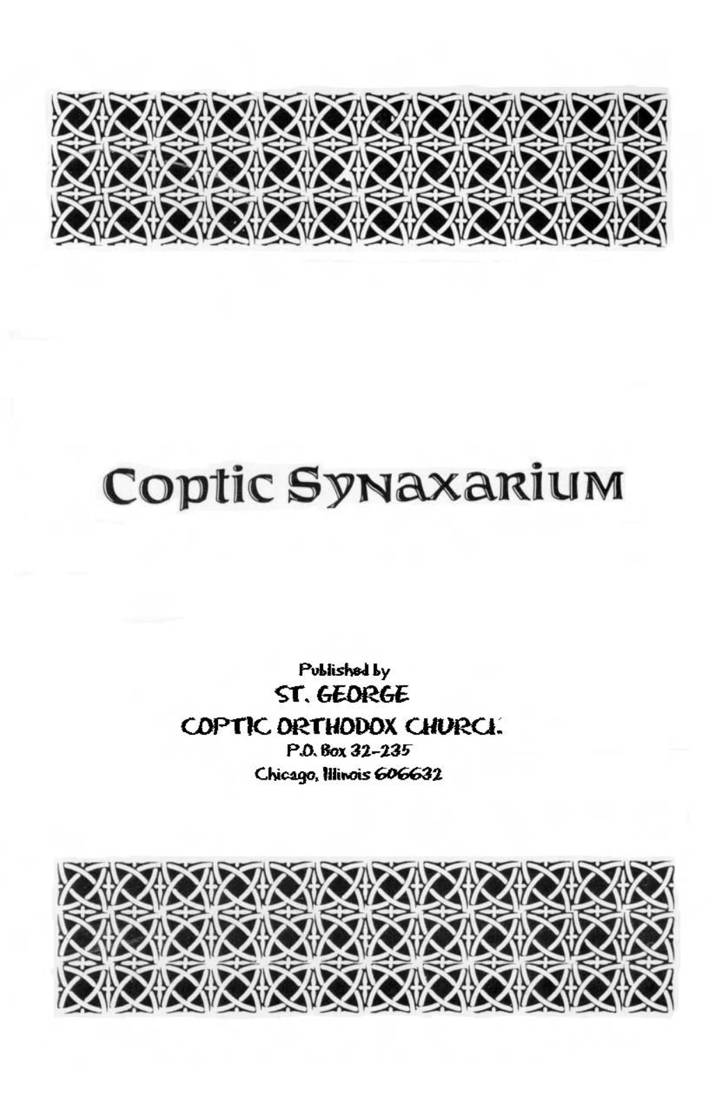 Coptic Synaxarium