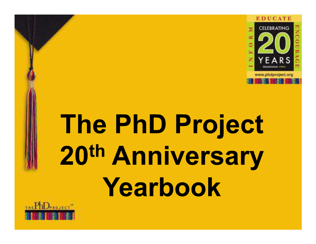 The Phd Project 20 Anniversary Yearbook