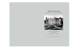 Harvard's Paine Hall