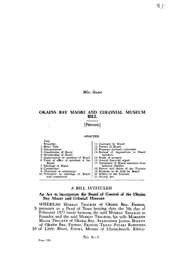 Okains Bay Maori and Colonial Museum Bill-4-1