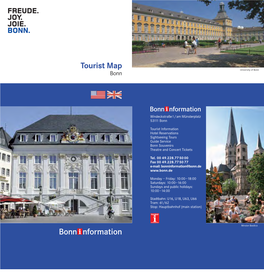 Tourist Map Bonn University of Bonn