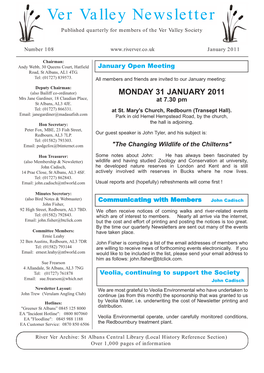 January 2011 – Ver Valley Society Newsletter