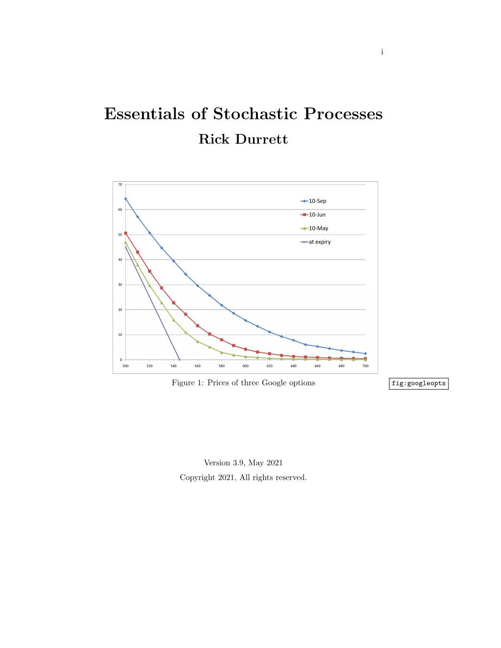 Essentials of Stochastic Processes Rick Durrett