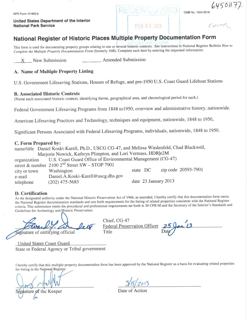 National Register of Historic Places Multiple Property Documentation