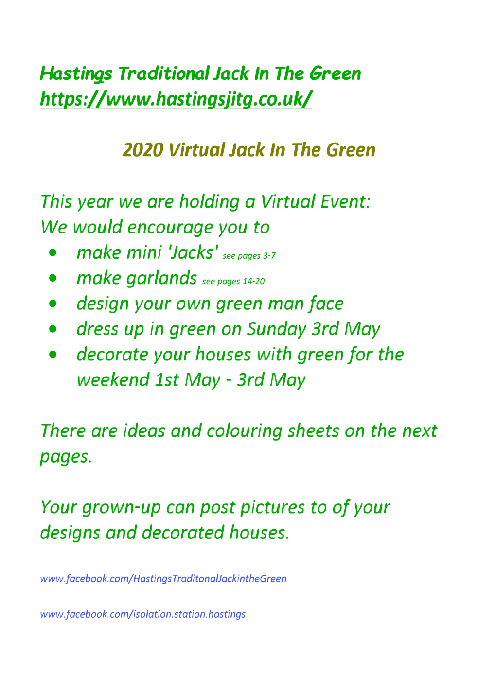 Hastings Traditional Jack in the Green