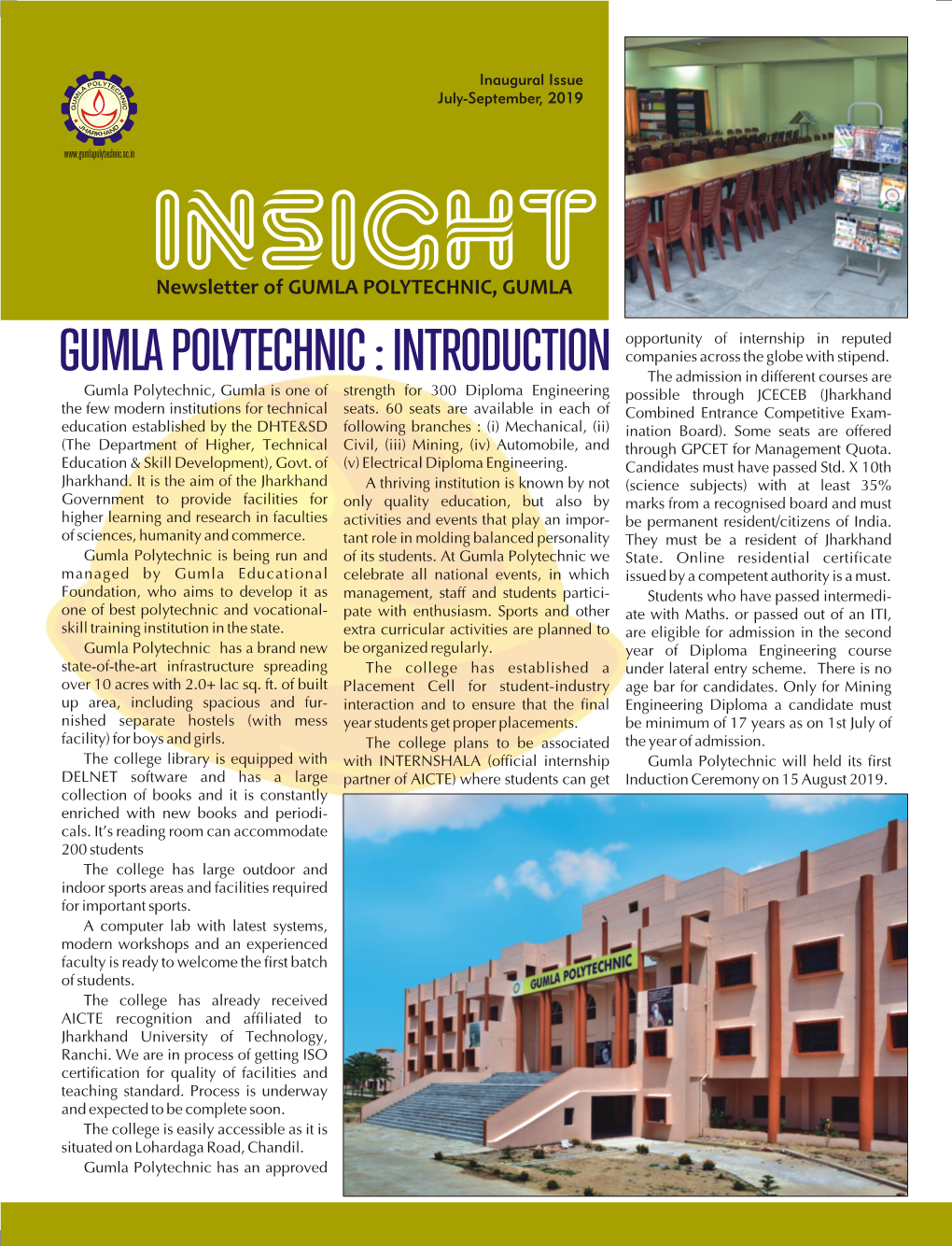 Newsletter Gumla 01