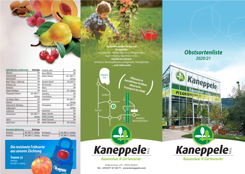 Obstsortenliste Lagerstroemia, Bignonia Und Das Standardsortiment 2020/21 Wie Rosen, Heckenpflanzen, Laubgehölze, Nadelgehölze ...Und Vieles Mehr