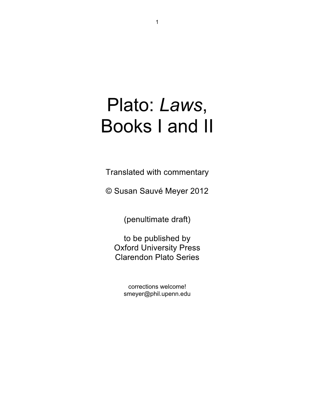 Laws I-II Trans & Comm