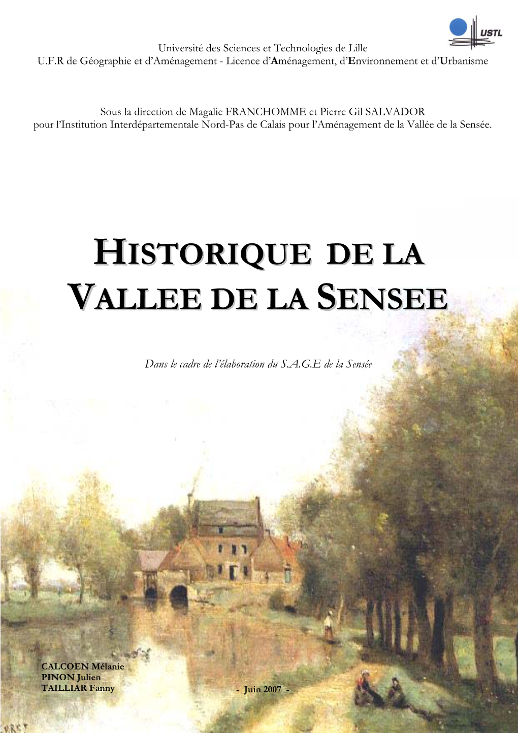 Historique De La Vallee De La Sensee