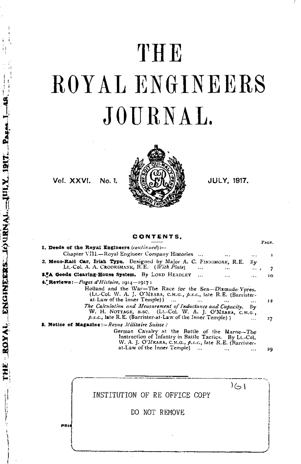 The Royal Engineers Journal