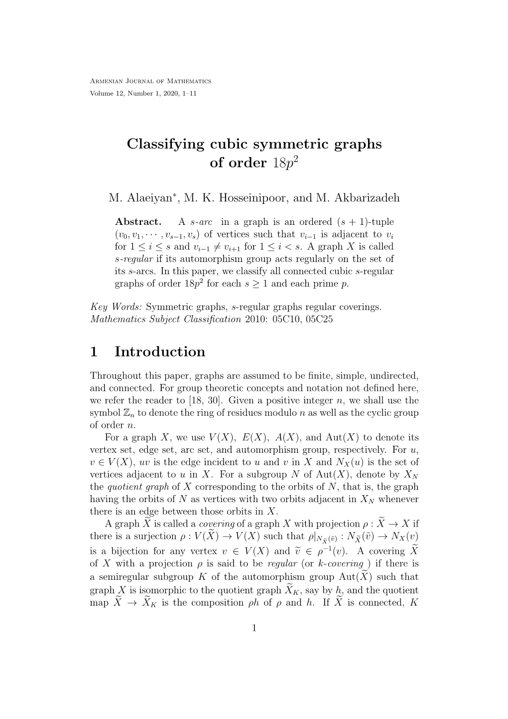 Classifying Cubic Symmetric Graphs of Order 18P2