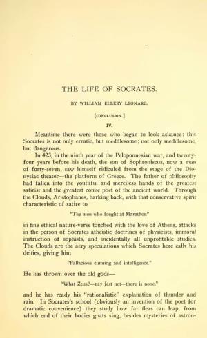 The Life of Socrates