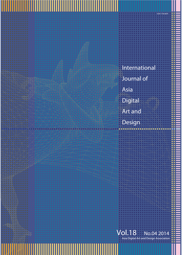Vol.18 No.04 2014 Asia Digital Art and Design Association Contents Categories Name Title