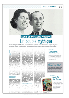 Lucie Et Raymond Aubrac. Un Couple Mythique, Jean Vigreux