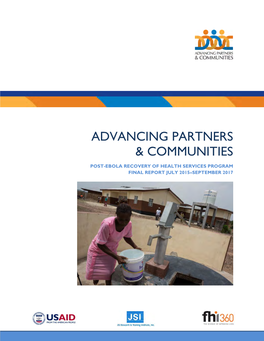 Advancing Partners & Communities